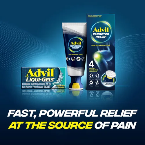 Miniatura 10 de Advil Liqui-Gels - Analgésico y reductor de fiebre, medicamento para el dolor para adultos con ibuprofeno 200 mg para dolor de cabeza, dolor