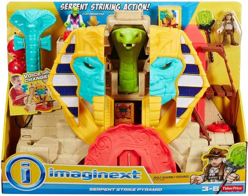 Miniatura 3 de Fisher-Price Pirámide de golpe de serpiente Imaginext