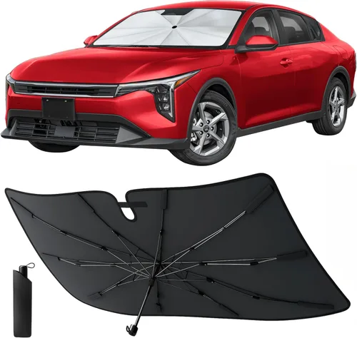 Miniatura 15 de 【2025 Actualizado】EcoNour Parasol Premium para Parabrisas de Coche Parasol Plegable para Parabrisas Delantero Visor Extendido Bloqueador de Sol