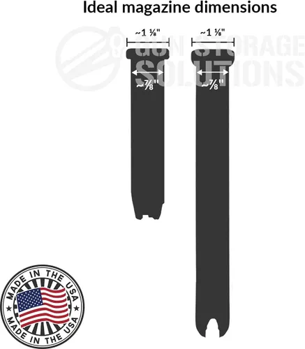 Miniatura 5 de Revistero Magminder Undershelf - Almacena cargadores AR, AK, PMAG y Double Stack con placas base, reimagina tus productos seguros para armas