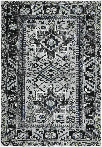 Miniatura 42 de SAFAVIEH Vintage Hamadan Collection Alfombra - 5'3" x 7'6", Rojo & Multi, Diseño tradicional persa, que no desprende pelusa y fácil de limpiar