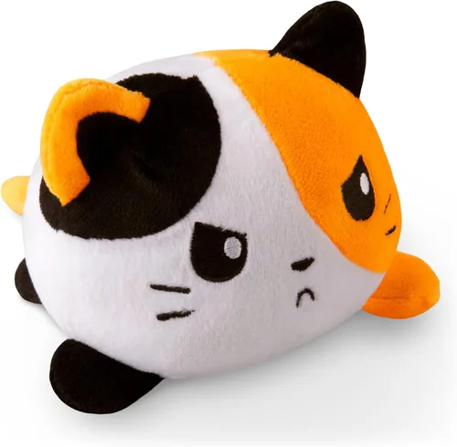 Miniatura 16 de TeeTurtle - El peluche reversible original de gato - Gaticornio arcoíris + Tabby gris - Adorables animales de peluche sensoriales que muestran tu