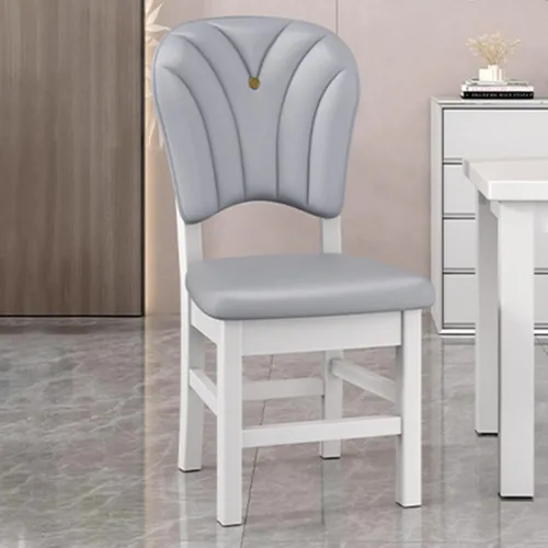 Miniatura 3 de Upholstered Leather Dining Room Chairs, Dining Chairs Set Kitchen Chair with Solid Wood Legs, Dining Room Side Chair for Bedroom, Vanity, Living