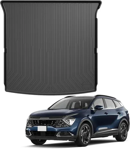 Miniatura 13 de Alfombrilla para maletero para Toyota Tundra SR5 2022-2025, MERXENG Protector de maletero para automóvil Todo-tiempo Alfombrilla protectora
