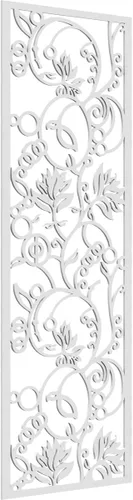 Miniatura 28 de 9 3/8"W x 24 3/8"H x 1/4"T Caspio Decorativos Paneles De Pared De Madera De Calado, Roble Rojo rojo (Red Oak)