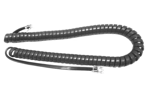 The VoIP Lounge Reemplazo 9 pies corto gris auricular receptor rizado cable para Cisco 7800 y 8800 Series IP Phone 7821 7841 7861 8841 8845 8851