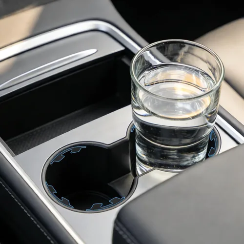 Miniatura 8 de Limitador de portavasos de automóvil, 6 piezas de portavasos para automóvil, estabilizador de silicona para botellas de agua y tazas de viaje