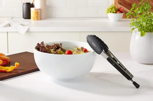 Miniatura 9 de OXO – Pinzas con buen mango con extremo de silicona, Negro
