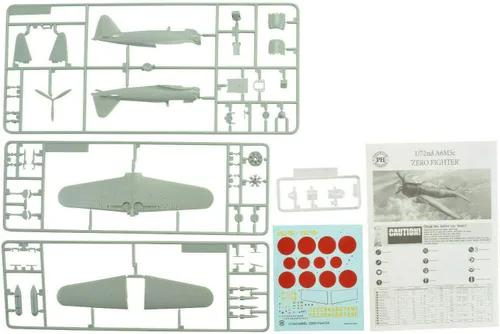 Miniatura 2 de Premium Hobbies A6M5c Zero Fighter 1:72 Modelo de plástico Avión Kit 128V