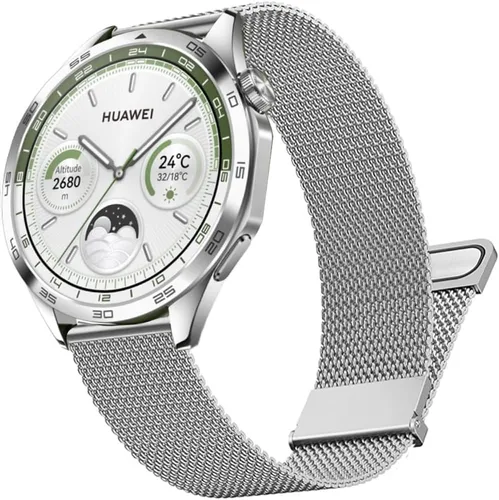 Miniatura 24 de DEALELE Correas compatibles con Samsung Galaxy Watch de 1.81 pulgadas / Galaxy 3 de 1.77 pulgadas / Gear S3, correa de repuesto de metal con textura