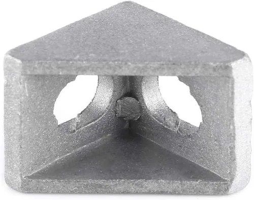 Miniatura 4 de 10 piezas 2020 soporte de esquina de aleación de aluminio en forma de L en ángulo recto para juntas de sujeción para el hogar Hardware de 0.787 x