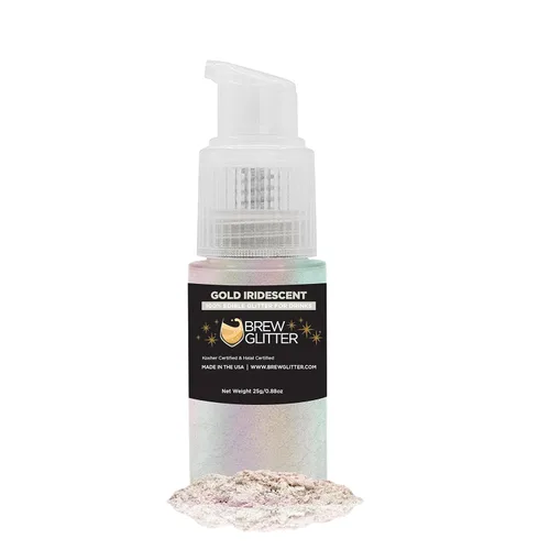 Miniatura 24 de Brillo de cerveza rosa comestible para bebidas, cócteles, cerveza, purpurina y bebidas Certificado Kosher y Halal 100% comestible y de grado