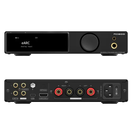 Miniatura 7 de SMSL AO300 PRO Amplificador de potencia, CS43131 165W DAC Amp, USB/coaxial/Opt/RCA a 2.1 canales altavoz/subwoofer, amplificador de auriculares