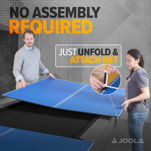 Miniatura 3 de JOOLA - Tapa de conversión de mesa de ping pong con juego de redes para mesas de billar y pool - Tapa de regulación que convierte mesas de billar