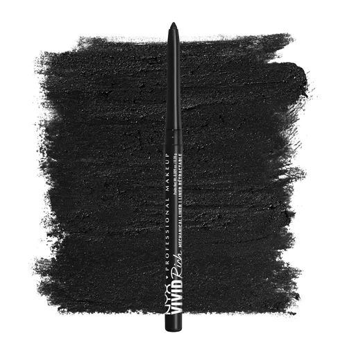 Miniatura 17 de NYX Maquillaje Profesional Lápiz de ojos mecánico, Mecánico rico vívido, Delineador retráctil cremoso - Deslumbrante ámbar, Delineador dorado