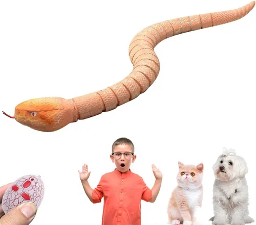 Miniatura 9 de Juguete de serpiente a control remoto, juguete realista de serpiente a control remoto, robot recargable por USB, modelo de serpiente de cascabel