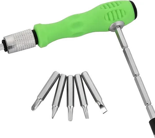Miniatura 8 de Juego de destornilladores de precisión profesional 32 en 1 con puntas magnéticas, kit de herramientas de reparación de múltiples puntas