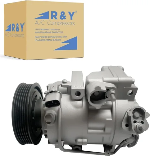 Compresor RYC AIG376-01 (se adapta a Hyundai Santa Fe 3.3L 2013, 2014, 2015, 2016, 2017, 2018; compatible con Hyundai Santa Fe XL 3.3L 2013, 2014,