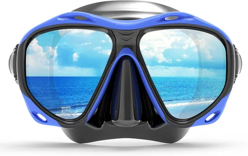 Miniatura 14 de COPOZZ Snorkel Mask Adult – Anti-Fog Scuba Mask with Nose Cover, Tempered Glass Snorkeling Gear for Adults