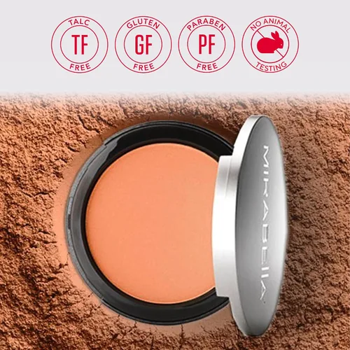 Miniatura 5 de MIRABELLA - Base Pure Press, polvo prensado HD-Finish, polvo prensado mineral construible compacto con jojoba nutritiva, maquillaje Original