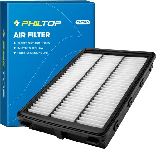 Miniatura 10 de PHILTOP Filtro de aire de motor CA10190 de repuesto para modelos Toyota, Pontiac y Scion - Corolla 2009-2019, Matrix 2009-2014, Yaris 2006-2018