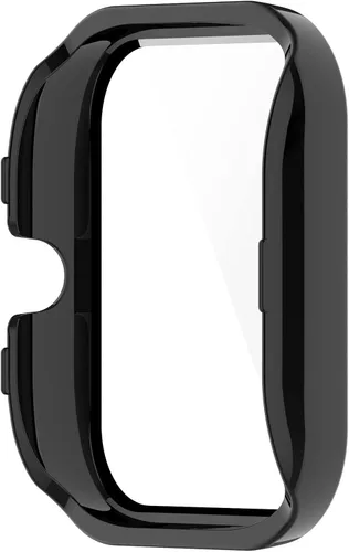 Miniatura 7 de Paquete de 2 protectores de pantalla compatibles con Amazfit GTS 4 Mini, pantalla de vidrio templado + fundas protectoras de policarbonato mate
