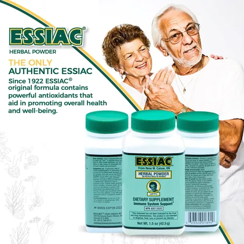 Miniatura 4 de ESSIAC ORIGINAL Té de hierbas en polvo – Botella de 1.5 onzas Potente mezcla antioxidante para ayudar a promover la salud y el bienestar general
