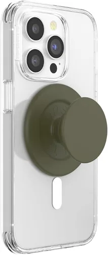 Miniatura 6 de PopSockets Agarre para teléfono con soporte magnético, parte superior intercambiable, sujeción segura para fundas MagSafe de iPhone, agarre