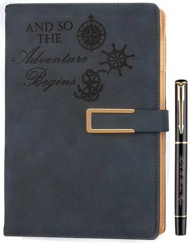 Miniatura 26 de Fanery sue Tree of Life - Diario de escritura recargable para mujeres y hombres, cuaderno de tapa dura de piel sintética, A5, rayado universitario