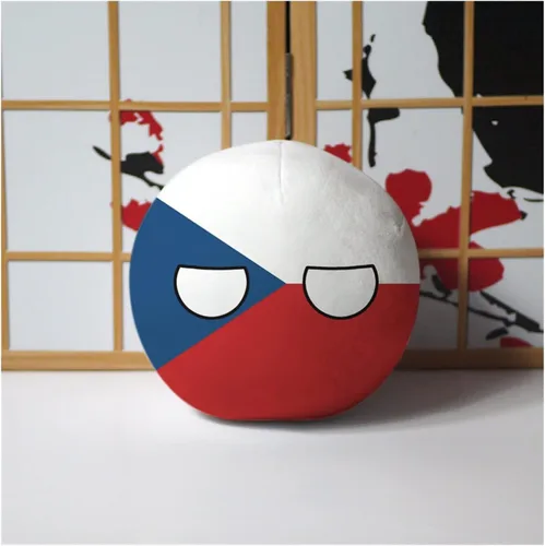 Miniatura 9 de Polandball Countryballs Muñeco de peluche Ucrania España Hungría Portugal Rumanía Grecia Austria México Polonia Ball (15,3.8 pulgadas)