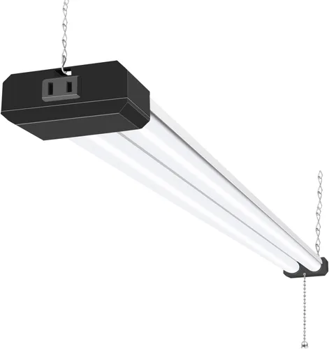 hykolity Luz LED de 5000 K para tienda, 4 pies, luz diurna de 42 W, luces de techo LED para garajes, talleres, sótanos, colgantes o empotrados,