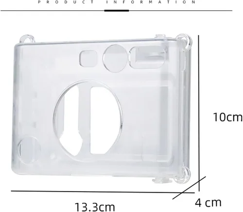 Miniatura 5 de Mini Evo - Funda transparente para cámara instantánea Fujifilm Instax Mini Evo, protector de impresora fotográfica transparente con correa