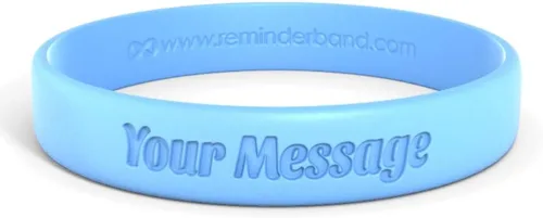 Miniatura 44 de Reminderband - Pulsera clásica de silicona 100% personalizada – Pulsera de goma de silicona personalizada – Personalizable, eventos, regalos, apoyo