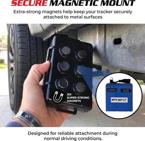 Miniatura 2 de SpySpot 4G LTE GPS Tracker GL320MG con funda magnética resistente a la intemperie y batería extendida - Dispositivo de seguimiento de vehículos