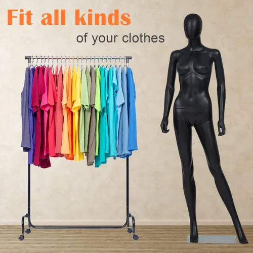 Miniatura 6 de Kinsuite Maniquí de Cuerpo Completo Femenino con Soporte Ajustable Extraíble - Forma de Maniquí Femenino para Disfraces, Exhibición Realista