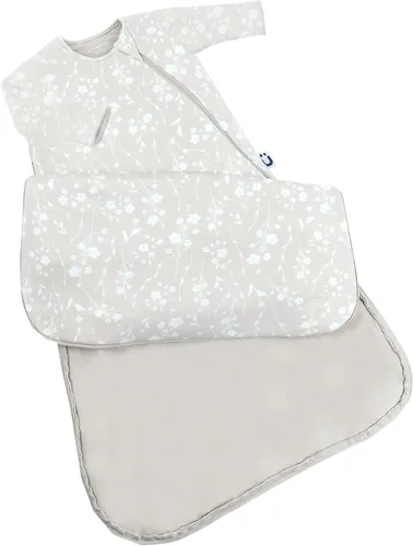 Miniatura 14 de GUNAMUNA Saco de dormir de manga larga para bebés, bolsas de dormir vestibles, rayón suave, 1.0 TOG, esenciales para recién nacidos Ganso