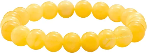 Miniatura 198 de Amazing Gemstone Pulsera de cristal para mujeres y hombres, pulsera de cristal curativo de protección, pulsera elástica con cuentas de piedras