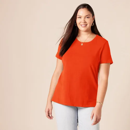 Miniatura 74 de Amazon Essentials Women's Regular-Fit Short-Sleeve Crewneck T-Shirt