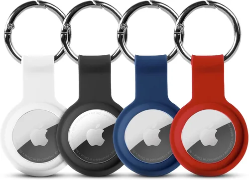 Miniatura 10 de Apple - Paquete de 4 soportes para Airtag para Airtag, a prueba de golpes, a prueba de polvo y lavables, con accesorios para carteras, equipaje