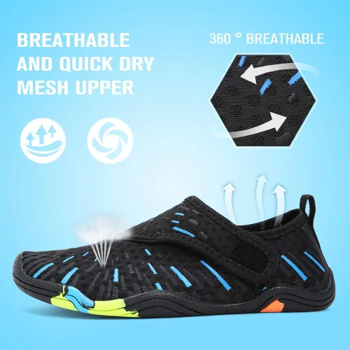 Miniatura 6 de Zapatos acuáticos para niños y niñas, suela ligera y cómoda, fácil de caminar, calzado acuático y deportivo antideslizante