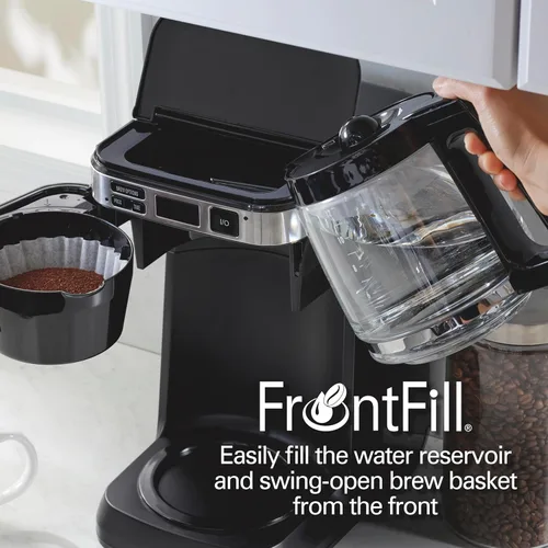 Miniatura 2 de Hamilton Beach Cafetera programable de 12 tazas, Cafetera de filtro FrontFill