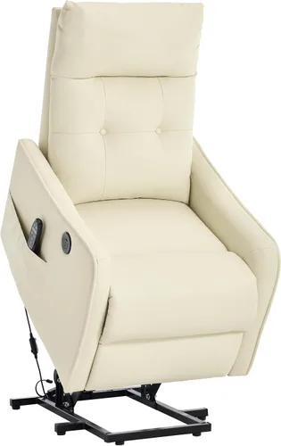 Miniatura 18 de Silla reclinable eléctrica con elevación Trustyue con calor y masaje, sillas elevadoras para asistencia al estar de pie, silla pequeña con elevación