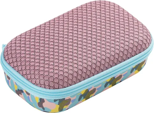ZIPIT Caja de lápices de malla para niñas, estuche de lápices deportivo de gran capacidad para la escuela, caja organizadora de papelería, rosa
