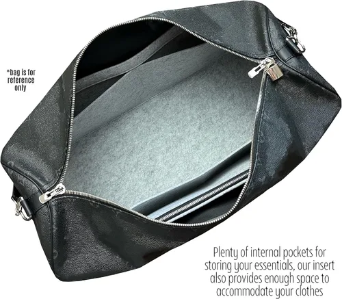 Miniatura 6 de Keepall - Organizador de bolsas para Lv Keepall 50 Insert Keepall 45, base organizadora, hecho a mano de 0.118 pulgadas (0.118 in), fieltro de lana