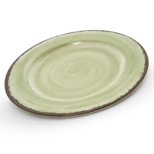 Miniatura 16 de Carlisle FoodService Products Mingle - Plato de plástico reutilizable con estilo de cerámica para el hogar y restaurante, melamina, 11 pulgadas