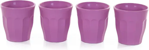 Miniatura 6 de Mintra Home Vasos y vasos irrompibles (colección negra) (paquete de 32 surtidos, 7 onzas), 3.125 pulgadas de alto x 2.875 pulgadas de ancho
