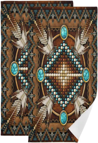 Miniatura 14 de Juego de 2 toallas de mano de baño con patrón de calavera gris y gris, diseño de esqueleto, suave y absorbente, toallas de mano decorativas