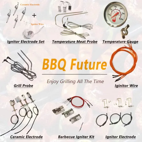 Miniatura 6 de BBQ Future 4 salidas de encendido eléctrico universal de repuesto para parrillas de gas Char-Broil, Brinkmann, Grillmaster, Kenmore, Nexgrill