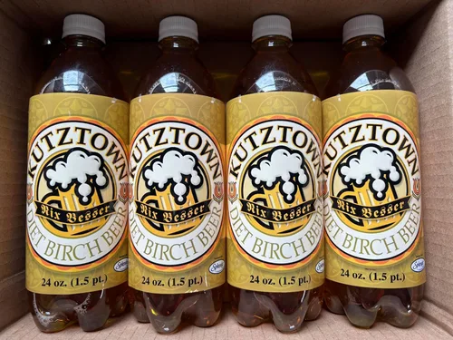 Miniatura 11 de AmishTastes Kutztown Birch Beer, famosa bebida Amish, 4 unidades, botellas de 24 onzas