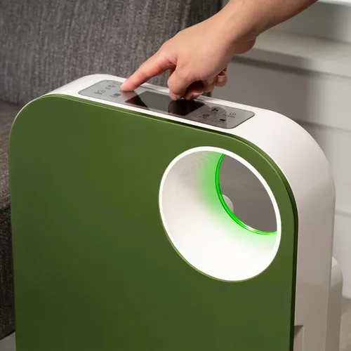 Miniatura 4 de OVAL AIR AIR1000E - Purificador de aire H13 True HEPA 5 en 1 de 3 etapas para habitaciones de hasta 600 pies cuadrados, reduce alergias, asma